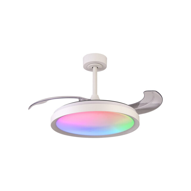 Siberia 50W LED Dimmable White/RGB Ceiling Light With Built-In 30W DC Fan, 3000-6500K White, 5yrs Warranty - image 1