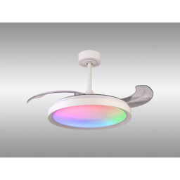 Siberia 50W LED Dimmable White/RGB Ceiling Light With Built-In 30W DC Fan, 3000-6500K White, 5yrs Warranty - thumbnail 2