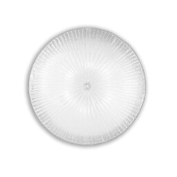Shell  6 Light Indoor Flush Wall / Ceiling Light Chrome with Clear Glass, E27 - thumbnail 1