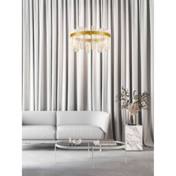 Argo Integrated LED Pendant Ceiling Light Brass Gold Triac Dimmable LED 81W 3120lm 3000K - thumbnail 2