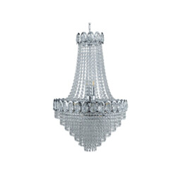 Louis Philipe 11 Light Chandelier Chrome Finish, E14 - thumbnail 2