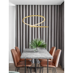 Girish Integrated LED Pendant Ceiling Light Gold plating Stainless Steel LED 40W 2400Lm 3000K - thumbnail 2