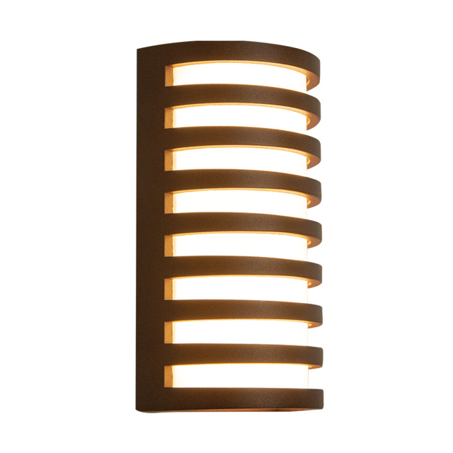 Orlith Outdoor Flush Wall Lamp Dark Brown LED 3000K IP65 - image 1