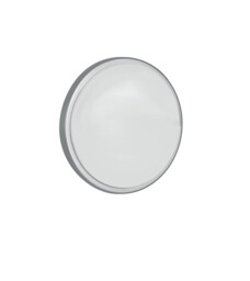 EVER LED Outdoor Flush with Sensor Silver, IP65 2400lm 4000K 30x7.8cm