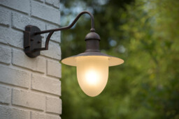 Aruba Cottage Classic Wall Light Outdoor - 1xE27 - IP44 - Rust Brown - thumbnail 3