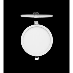 Saona 17.5cm Round LED Recessed Ultra Slim Downlight, 18W, 4000K, 1620lm, Matt White/Frosted Acrylic, Driver Included - thumbnail 2