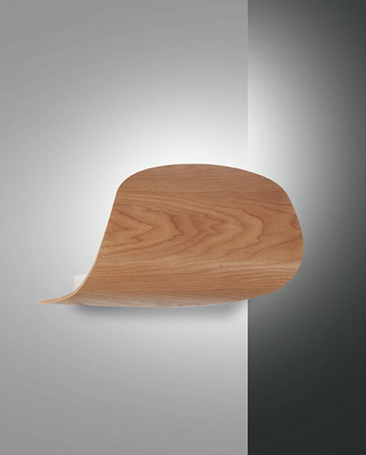 Pevero LED Wall Uplight Ash Wood Glass - image 1