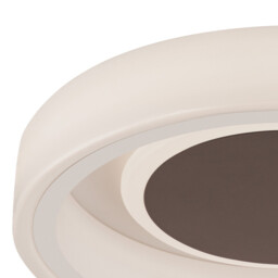 Moca Flush 36cm Round 30W LED 4000K, 1900lm, White / Mocha, 3yrs Warranty - thumbnail 5