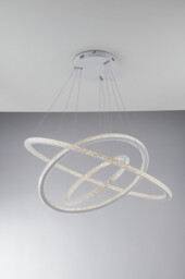 BRYANT LED 3 Ring Pendant Ceiling Light White 6840lm 3000K 80x2+40x2cm - thumbnail 2