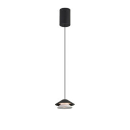 Piccola 13cm Rise & Fall Pendant, 5W LED, 3000K, 550lm, Black, 3yrs Warranty - thumbnail 5