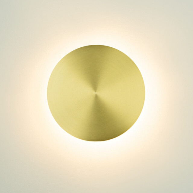 Arionos 24cm Integrated Led Wall Lamp Brushed Brass LED 3000K - image 1