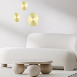 Arionos 24cm Integrated Led Wall Lamp Brushed Brass LED 3000K - thumbnail 5