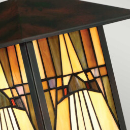 Inglenook Outdoor 1 Light Medium Wall Lantern - Bronze Finish, E27 - thumbnail 5