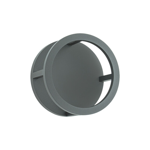 Zambelis 20.6cm Outdoor Modern Wall Lamp Graphite LED 3000K IP65 - image 1