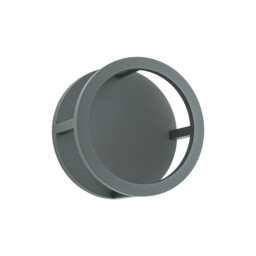 Zambelis 20.6cm Outdoor Modern Wall Lamp Graphite LED 3000K IP65 - thumbnail 1