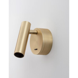 Clip Reading Light Satin Brass Aluminium LED Philips 3W Switched 190Lm 3000K - thumbnail 5