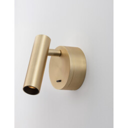 Clip Reading Light Satin Brass Aluminium LED Philips 3W Switched 190Lm 3000K - thumbnail 3