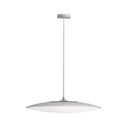 Slim LED Pendant 46cm Round 50W LED, 3000K, 4300lm, White, 3yrs Warranty - thumbnail 1