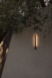 Lime 60cm LED Outdoor Modern Wall Lamp Black IP65 2700/ 3000/ 4000K - thumbnail 2