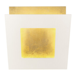 Dalia 40cm Wall Lamp, 40W LED, 3000K, 2800lm, Gold/White, 3yrs Warranty - thumbnail 1