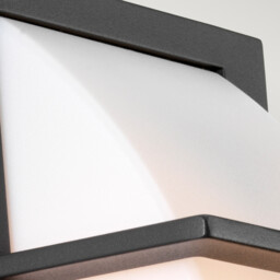 Sven 1 Light Wall Lantern  - Graphite Finish IP65, E27 - thumbnail 2