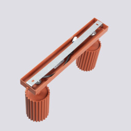 Karbon Minimalist Twin Ceiling Lamp 2 Red Ochre - thumbnail 5