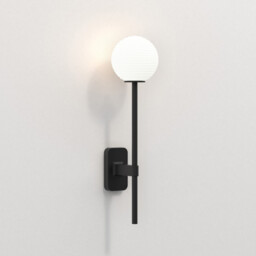 Tacoma Single Grande Bathroom Wall Lamp Matt Black IP44, G9 (Shade Not Included) - thumbnail 3