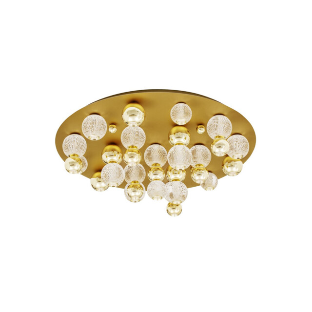 Brille Shade Cluster Ceiling Light Gold Aluminium LED 86W 230V 5171Lm 3200K - image 1