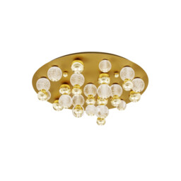 Brille Shade Cluster Ceiling Light Gold Aluminium LED 86W 230V 5171Lm 3200K - thumbnail 1