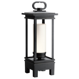 South Hope Integrated LED Outdoor Portable Bluetooth Speaker Lantern, UK Plug, Rubbed Bronze, IP44