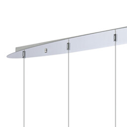 Talia Pendant Linear, 5 Light G9, Polished Chrome/Silver/Clear Glass - thumbnail 5