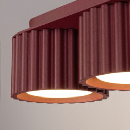 Aura Surface Mounted Downlight Burgundy 3x GX53 - thumbnail 5