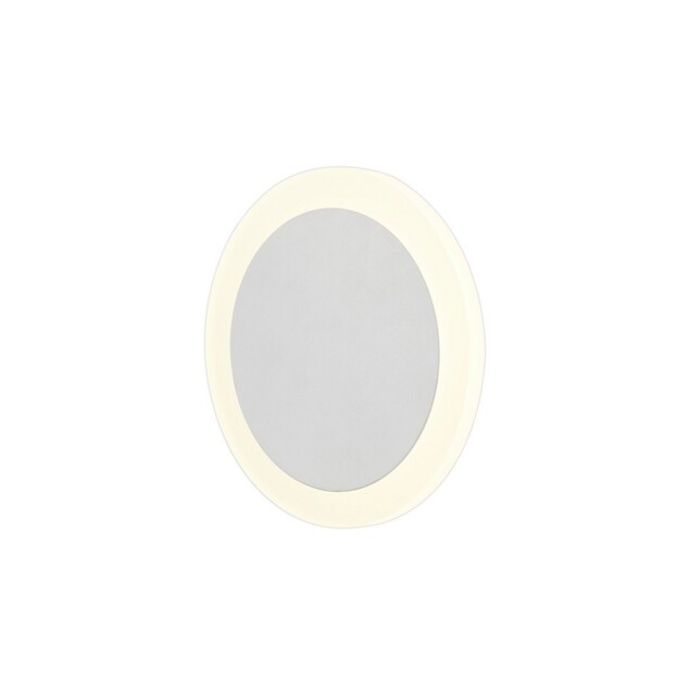 Altona Magnetic Base Wall Lamp, 12W LED 3000K 498lm, 15, 19cm Round Centre, Sand White, Acrylic Frosted Diffuser - image 1