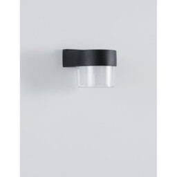 Darf Outdoor Down Wall Lamp Sandy Black Aluminium ABS LED 5W 420Lm 3000K IP65 - thumbnail 3