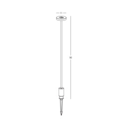 Thalina Outdoor Spike Green LED 3000K IP65 - thumbnail 5