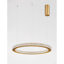 Fiore Integrated LED Pendant Ceiling Light Antique Gold Brass Aluminium LED 60W 3530Lm 3000K - thumbnail 5