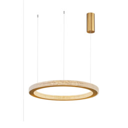 Fiore Integrated LED Pendant Ceiling Light Antique Gold Brass Aluminium LED 60W 3530Lm 3000K