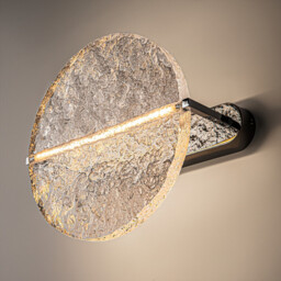Mangata Modern Globe Wall Lights Chrome 3000K 250lm Acrylic Shade - thumbnail 5
