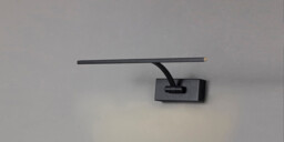 Walton Small 1 Arm Wall Lamp, Picture Light, 1 x 6W LED, 3000K, 470lm, Sand Black, 3yrs Warranty - thumbnail 3