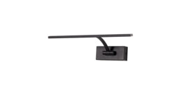 Walton Small 1 Arm Wall Lamp, Picture Light, 1 x 6W LED, 3000K, 470lm, Sand Black, 3yrs Warranty - thumbnail 5