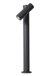Tatum Modern Bollard Light Outdoor - LED - 1x4,5W 3000K - IP65 - Anthracite - thumbnail 1
