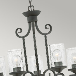 Hinkley Casa 5 Light Chandelier Olde Black - thumbnail 2