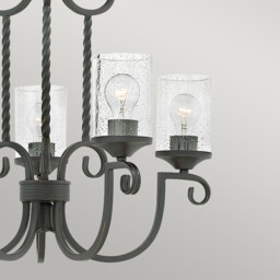 Hinkley Casa 5 Light Chandelier Olde Black - thumbnail 3