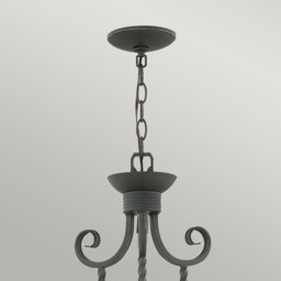 Hinkley Casa 5 Light Chandelier Olde Black - thumbnail 5