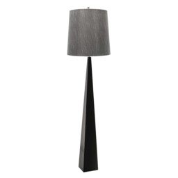 Ascent 1 Light Floor Lamp Black, E27 - thumbnail 1
