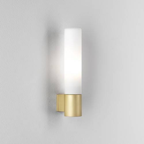 Bari Bathroom Wall Light Matt Gold IP44, G9
