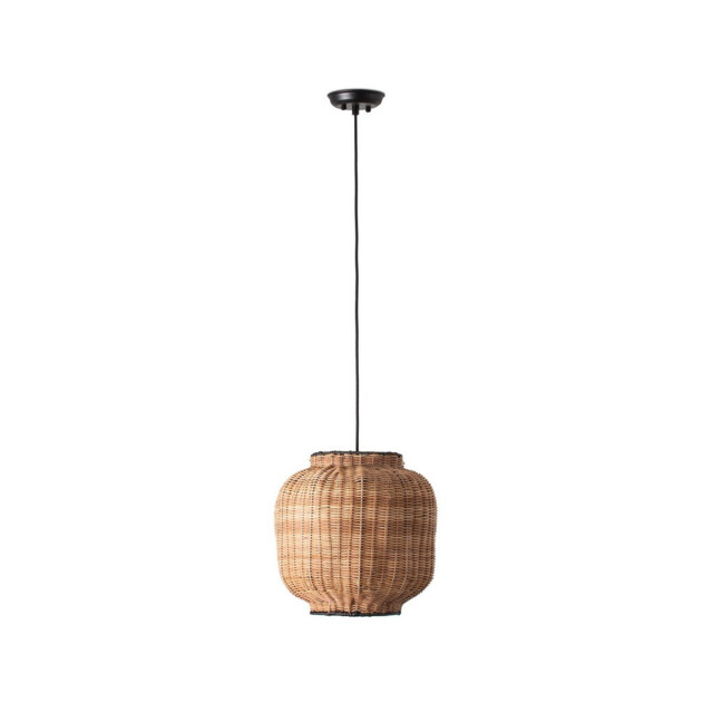 Tupai Black, Rattan Dome Pendant Lamp 2700K - image 1