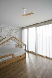Heywood 90cm Smart Ceiling Fan White, Pine Blades - thumbnail 3