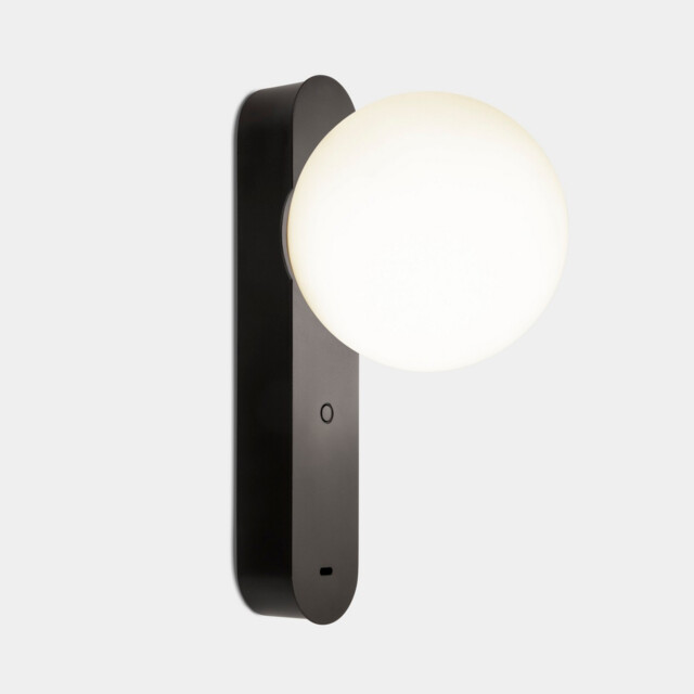 Perlina Usb Globe Wall Lights Black LED 8.8W CCT 2700-3000-4000K Touch Dimming - image 1