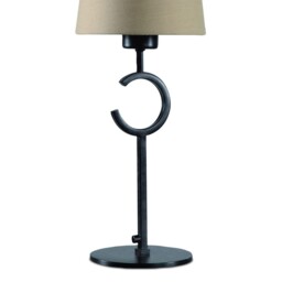 Argi Table Lamp 1 Light E27 Small with Taupe Shade Brown Oxide - thumbnail 3